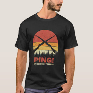 M1 Garand Rifle WWII Gun Ping the Ljud of Freedom T Shirt