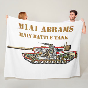 M1A1 ABRAMS BATTLE-TANK FLEECEFILT