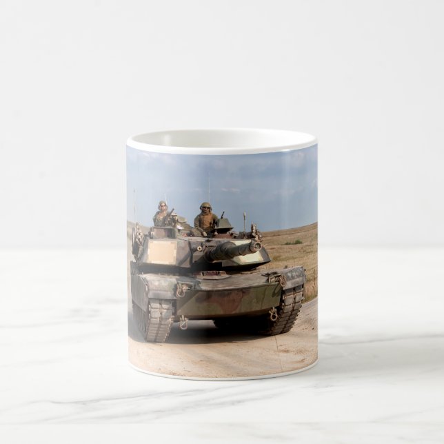 M1A1 Abrams Main Battle Tank Kaffemugg (Center)