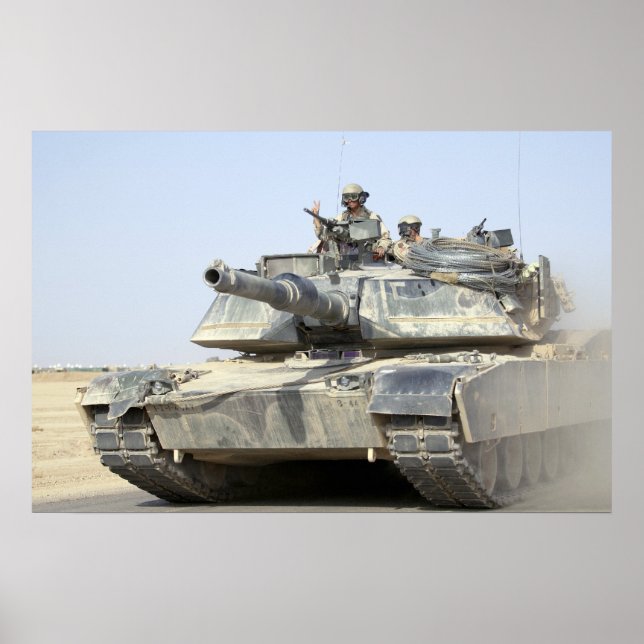 M1A1 Abrams Poster (Framsidan)