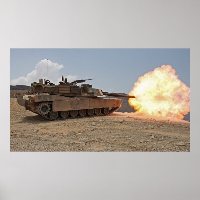M1A1 Abrams Poster (Framsidan)