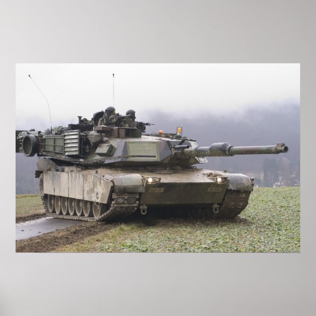 M1A1 Abrams Poster (Framsidan)