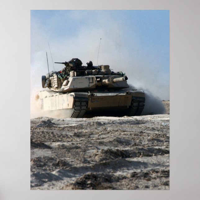 M1A1 Abrams Poster (Framsidan)
