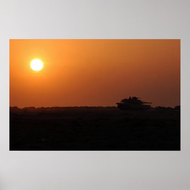 M1A1 Abrams Poster (Framsidan)