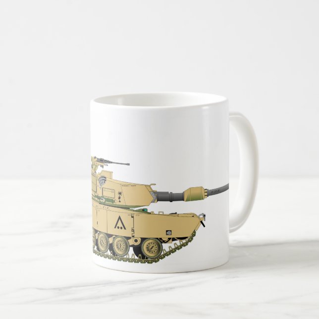 M1A1 tank Kaffemugg (Framsida höger)