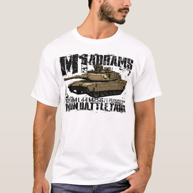 M1A2 Abrams Tee Shirt (Framsida)