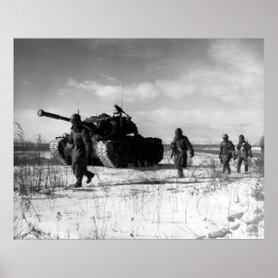 M26 på den Chosin peninsulan Poster
