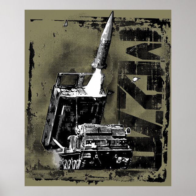 M270 MLRS-posterpappersmall WT Poster (Framsidan)