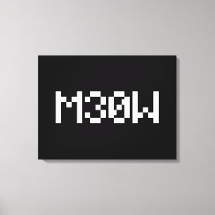M30W [LeetTalk Animal Ljud] Canvastryck