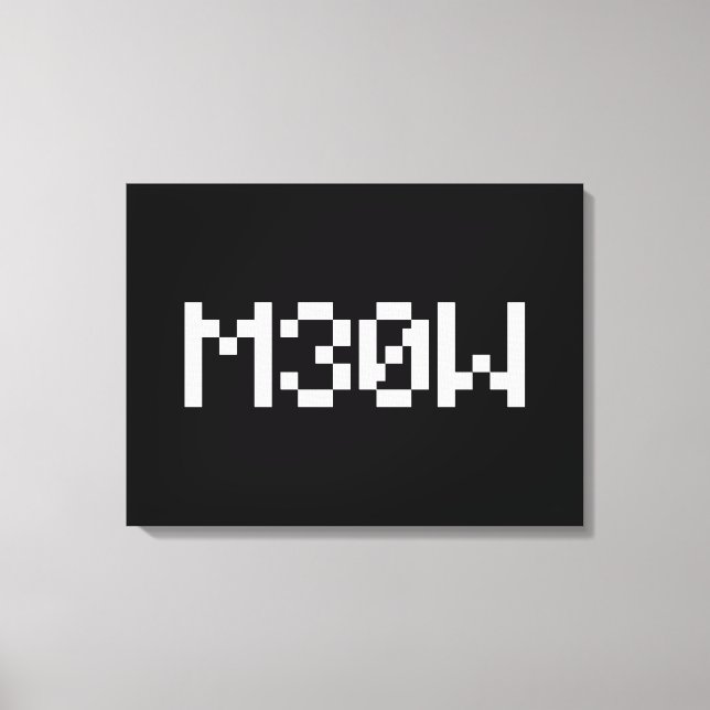 M30W [LeetTalk Animal Ljud] Canvastryck (Framsida)