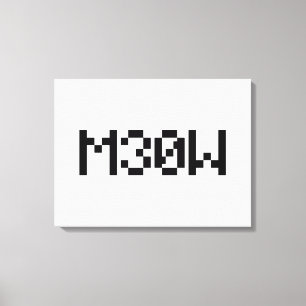 M30W [LeetTalk Animal Ljud] Canvastryck