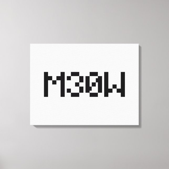 M30W [LeetTalk Animal Ljud] Canvastryck (Framsida)