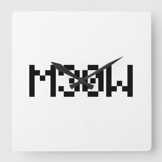 M30W [Leettalk Animal Ljud] Fyrkantig Klocka (Framsida)