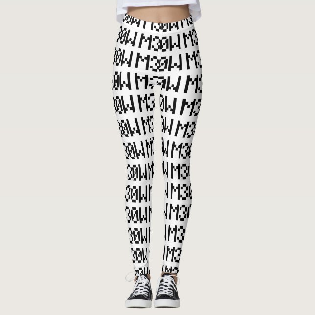 M30W [LeetTalk Animal Ljud] Leggings (Framsida)