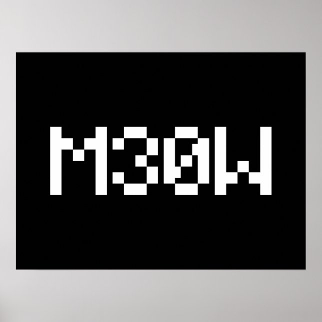 M30W [LeetTalk Animal Ljud] Poster (Framsidan)