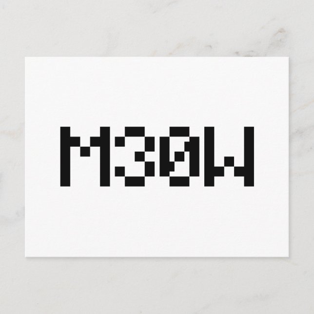 M30W [LeetTalk Animal Ljud] Vykort (Framsida)