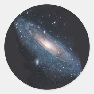 M31 Andromeda Galaxy Runt Klistermärke