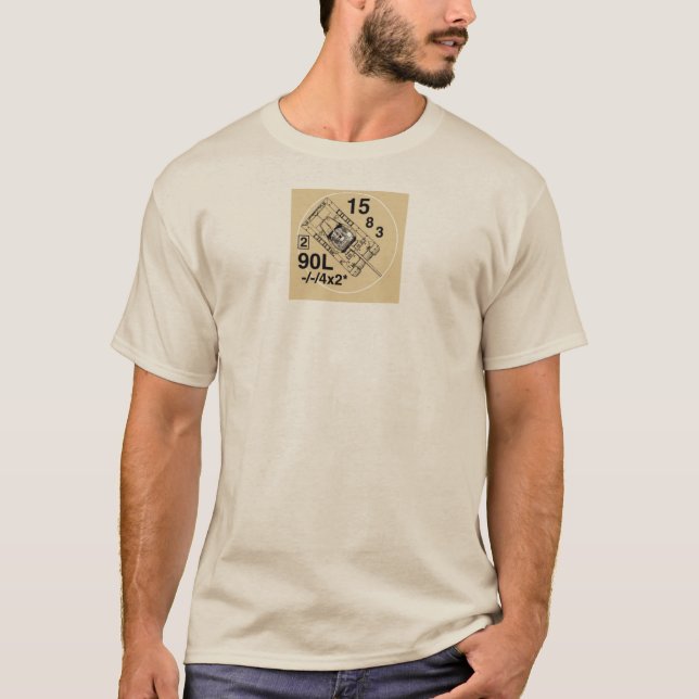 M36 Jacksons Tank Förstörare, ASL AFV-räknartskjor T Shirt (Framsida)