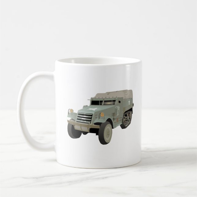M3 American WW2-halvspår Kaffemugg (Vänster)