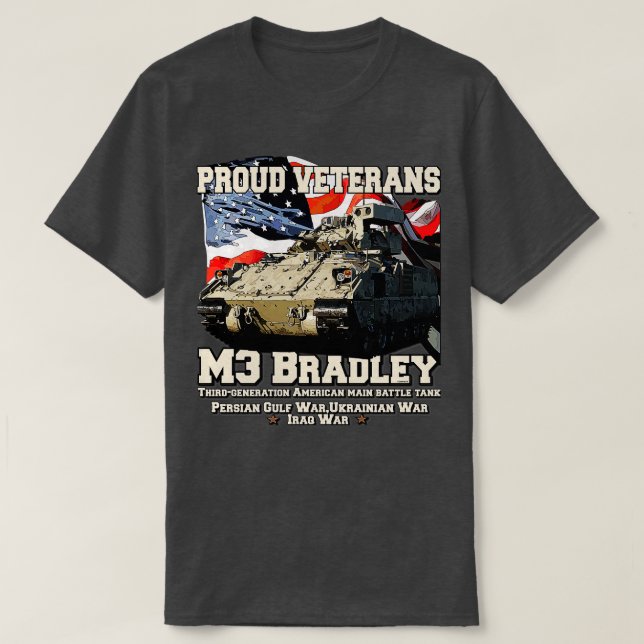 M3 Bradley Veterans T Shirt (Design framsida)