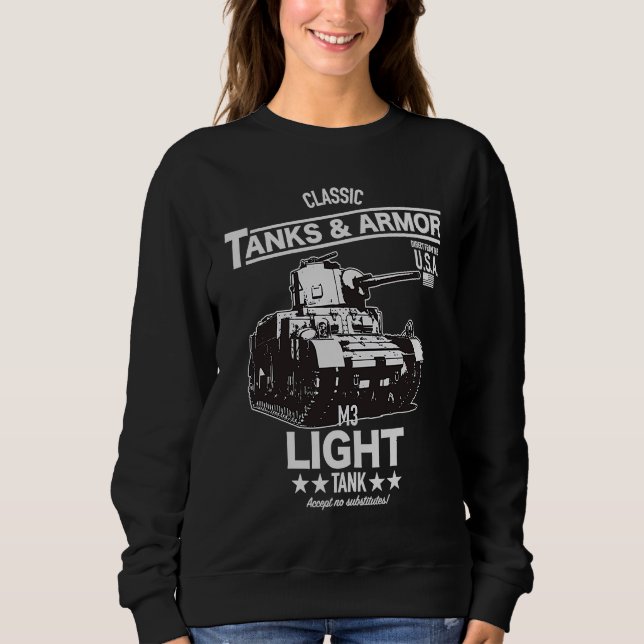 M3 lätta stridsvagn t shirt (Framsida)