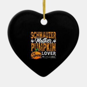 M3SSS Ministern Schnauzer Hund gift Halloween Fall Julgransprydnad Keramik