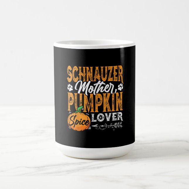 M3SSS Ministern Schnauzer Hund gift Halloween Fall Kaffemugg (Center)