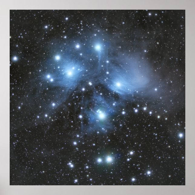 M45 Pleaides Cluster Poster (Framsidan)
