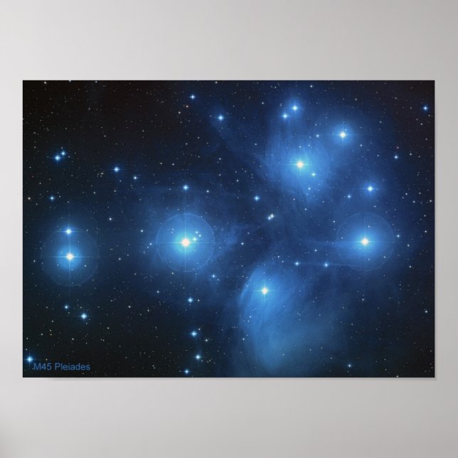 M45 Pleiades Poster (Framsidan)