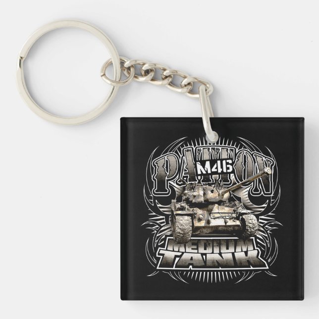 M46 Patton Keychain Acrylic Keychain (Framsidan)