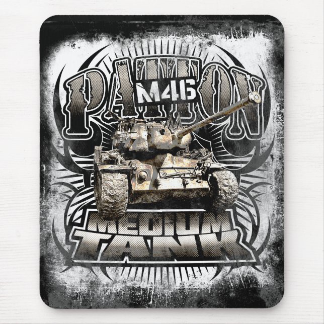 M46 Patton Mouse Pad Mousepad Musmatta (Framsidan)