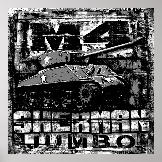 M4 Sherman Jumbo Poster (Framsidan)