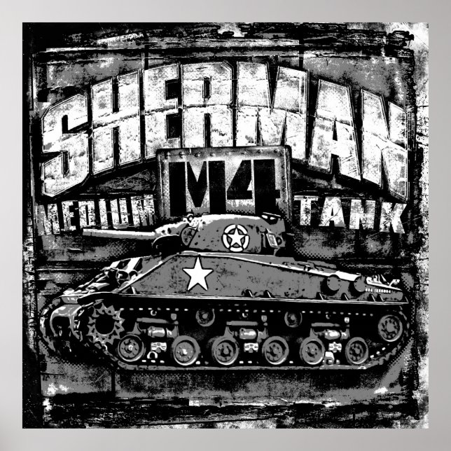 M4 Sherman Poster (Framsidan)