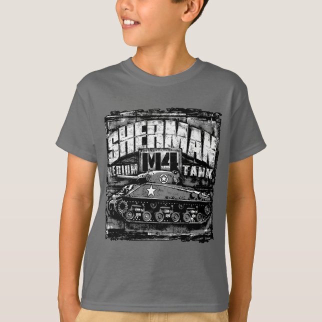 M4 Sherman T Shirt (Framsida)