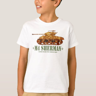 M4 Sherman Världskrig Two American Medium Tank WWI T Shirt