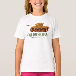 M4 Sherman Världskrig Two American Medium Tank WWI T Shirt