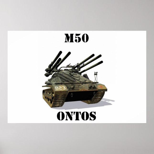 M50 Ontos Poster (Framsidan)