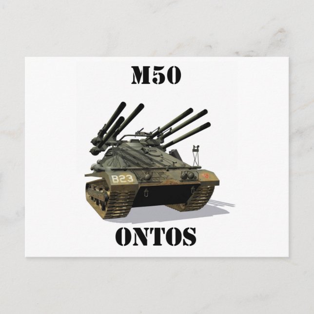 M50 Ontos Postkort Vykort (Framsida)