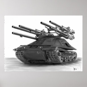 M50 Ontos tank bild Poster