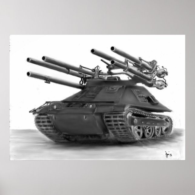 M50 Ontos tank bild Poster (Framsidan)