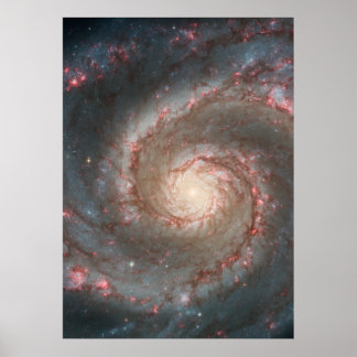 M51 Poster kolossalt - Whirlpool Spiral Galaxy