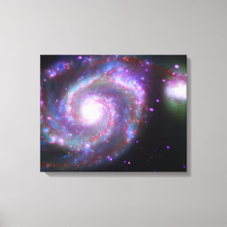 M51 Whirlpool Galaxy: A Classic Beauty Canvastryck