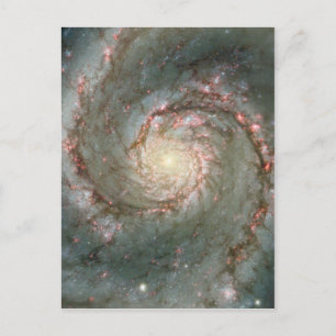 M51 Whirlpool Galaxy Postcard Science-gåva Vykort