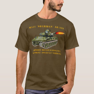 M551 Sheridan Firing ARAAV T Shirt