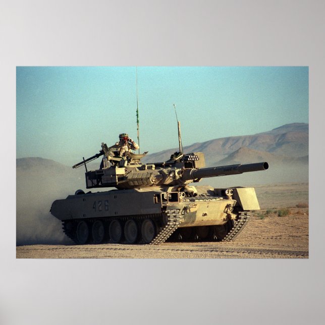 M551 Sheridan Poster (Framsidan)