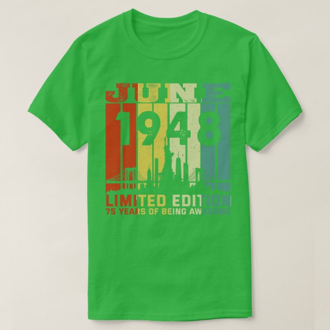 M602 juni 1948 Begränsad utgåva 75 år av att vara  T Shirt (Design framsida)