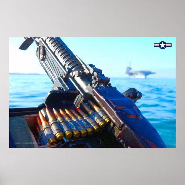 M60 AMMUNITION BÄLTE POSTER (Framsidan)