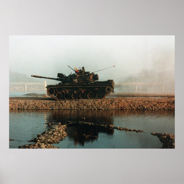 M60 Patton Main Battle Tank Poster (Framsidan)