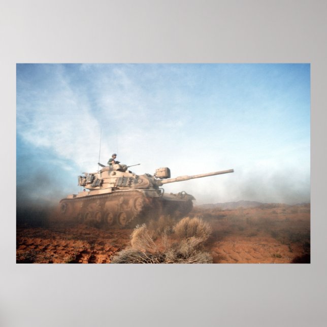 M60 Patton Tank Poster (Framsidan)