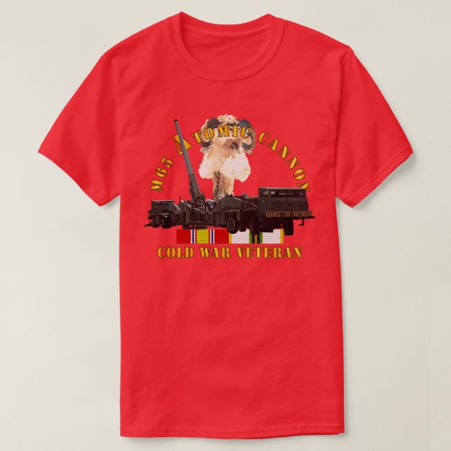 M65 Atomic Cannon ColdVet w KALL SVC T Shirt (Design framsida)